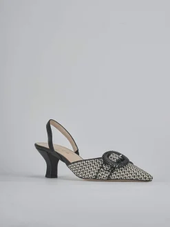 New Slingback tacco 6cm pelle Donna Slingback