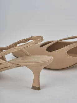 Hot Slingback tacco 5cm pelle Donna Slingback