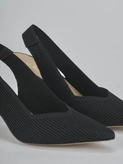 Discount Slingback tacco 7cm pelle Donna Slingback