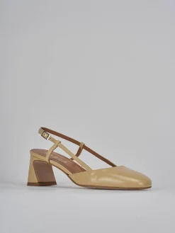 Online Slingback tacco 5cm pelle Donna Slingback