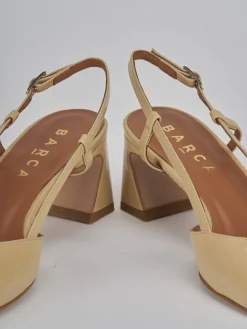 Online Slingback tacco 5cm pelle Donna Slingback