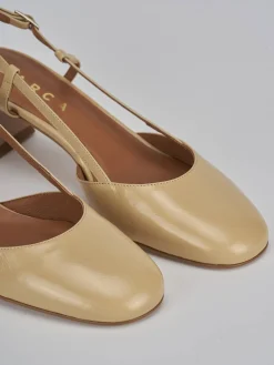 Online Slingback tacco 5cm pelle Donna Slingback