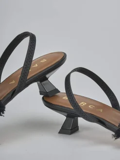 Clearance Slingback tacco 3cm pelle Donna Slingback