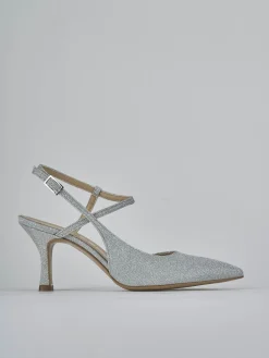 Slingback tacco 7cm pelle Donna Slingback
