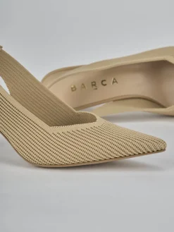 Hot Slingback tacco 7cm pelle Donna Slingback