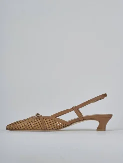 Hot Slingback tacco 4cm pelle Donna Slingback