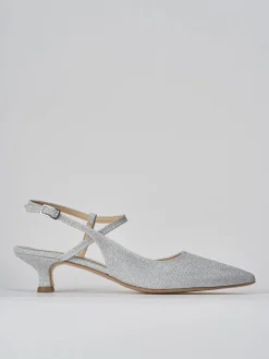 Outlet Slingback tacco 4cm pelle Donna Slingback