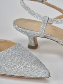 Outlet Slingback tacco 4cm pelle Donna Slingback