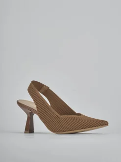 Slingback tacco 7cm pelle Donna Slingback