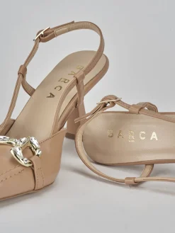 Hot Slingback tacco 7cm pelle Donna Slingback