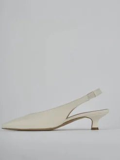 Slingback tacco 4cm pelle Donna Slingback