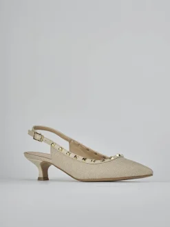 Slingback tacco 4cm pelle Donna Slingback