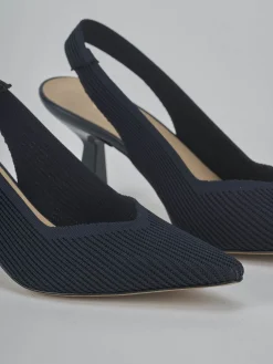 Hot Slingback tacco 7cm pelle Donna Slingback