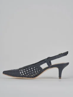 Clearance Slingback tacco 5cm pelle Donna Slingback