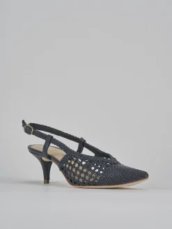 Clearance Slingback tacco 5cm pelle Donna Slingback