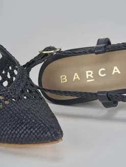 Clearance Slingback tacco 5cm pelle Donna Slingback