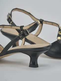 Discount Slingback tacco 4cm pelle Donna Slingback