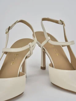 Outlet Slingback tacco 7cm pelle Donna Slingback