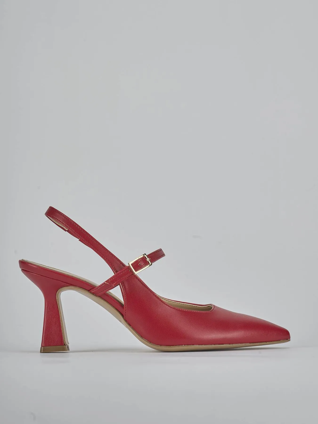 Online Slingback tacco 7cm pelle Donna Slingback