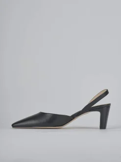 New Slingback tacco 6cm pelle Donna Slingback