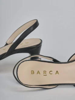 New Slingback tacco 6cm pelle Donna Slingback