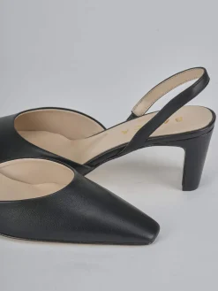 New Slingback tacco 6cm pelle Donna Slingback