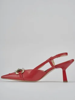 Slingback tacco 7cm pelle Donna Slingback