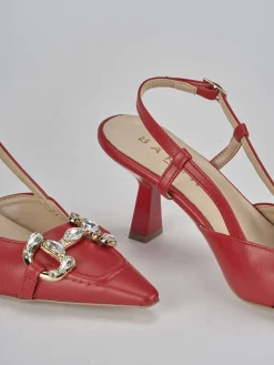 Slingback tacco 7cm pelle Donna Slingback