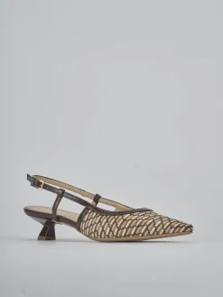 Best Slingback tacco 4cm pelle Donna Slingback