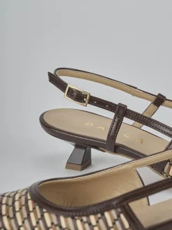 Best Slingback tacco 4cm pelle Donna Slingback