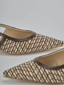 Best Slingback tacco 4cm pelle Donna Slingback