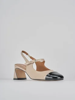 Hot Slingback tacco 5cm pelle Donna Slingback