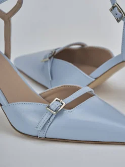 Sale Slingback tacco 8cm pelle Donna Slingback