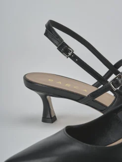 Slingback tacco 5cm pelle Donna Slingback