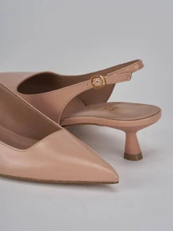 New Slingback tacco 5cm pelle Donna Slingback
