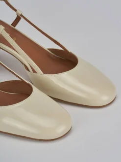 New Slingback tacco 5cm pelle Donna Slingback