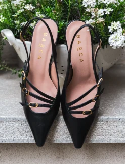 Online Slingback tacco 6cm pelle Donna Slingback