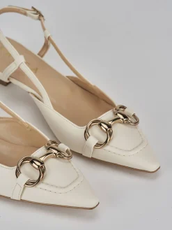 Best Slingback tacco 3cm pelle Donna Slingback