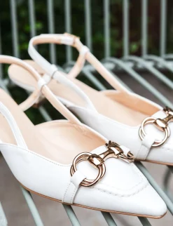 Best Slingback tacco 3cm pelle Donna Slingback