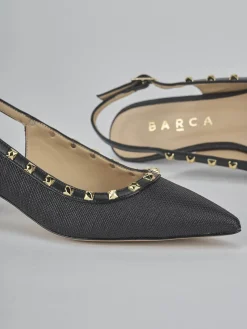 Sale Slingback tacco 4cm pelle Donna Slingback