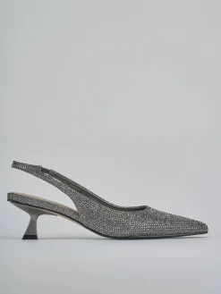 Hot Slingback tacco 5cm pelle Donna Slingback