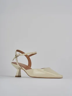 Discount Slingback tacco 5cm vernice Donna Slingback