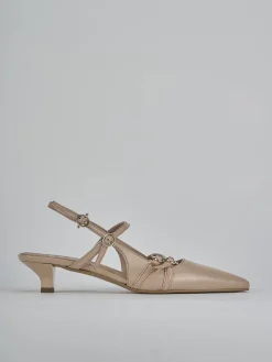 Best Slingback tacco 3cm vernice Donna Slingback