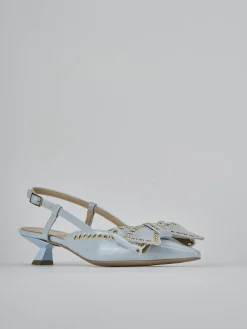 Discount Slingback tacco 4cm vernice Donna Slingback