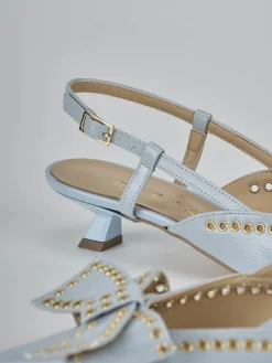 Discount Slingback tacco 4cm vernice Donna Slingback