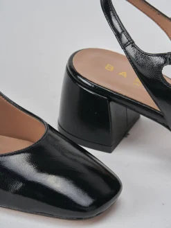 Clearance Slingback tacco 5cm vernice Donna Slingback