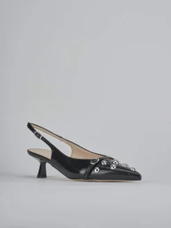 Clearance Slingback tacco 5cm vernice Donna Slingback