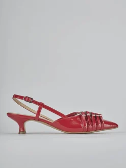 Slingback tacco 4cm vernice Donna Slingback