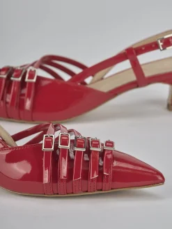 Slingback tacco 4cm vernice Donna Slingback