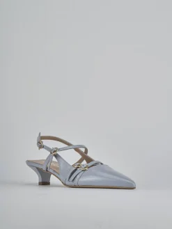 Discount Slingback tacco 3cm vernice Donna Slingback